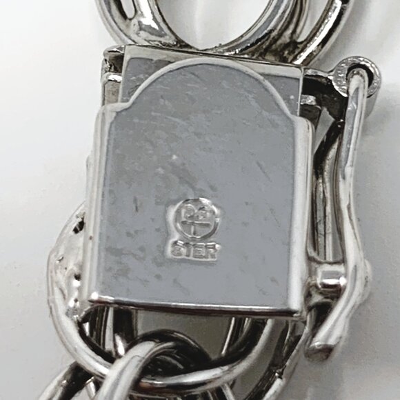 Sterling Silver Charm Bracelet Size 6 1/4 Inches - Picture 5 of 8